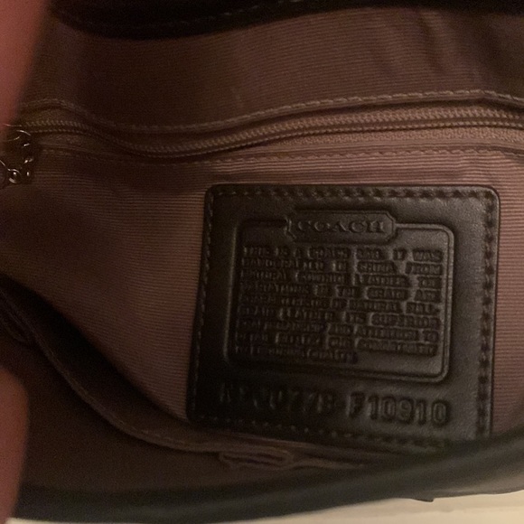 Coach Soho Hobo Brown Leather Flap Shoulderbag F10910 - Picture 12 of 13